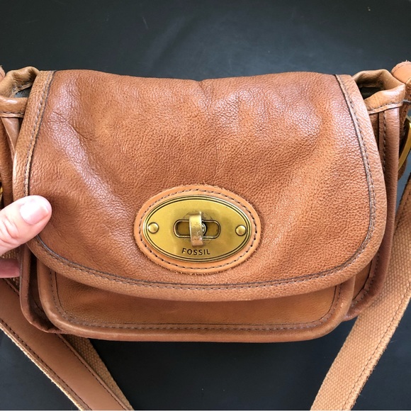 Fossil Handbags - Fossil Tan Handbags Crossbody Long Live Vintage